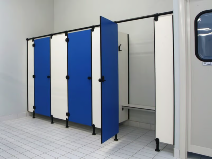 MODULAR WALL AG/S - HPL toilet partition _ GES Group